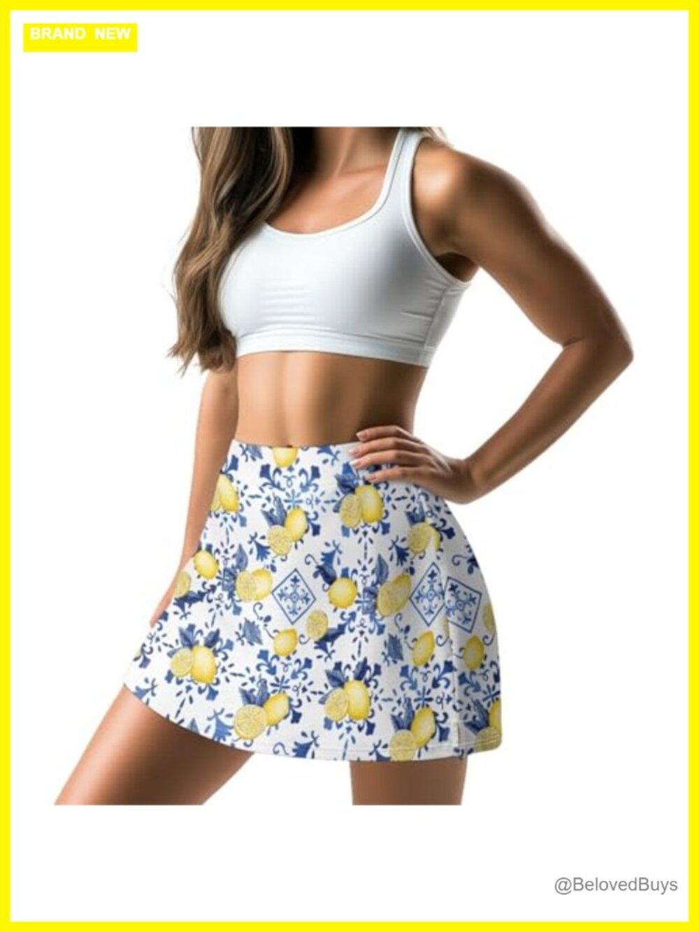 Women's Golf Skirt Athletic Skort Lightweight High Waisted Tennis Skirt with